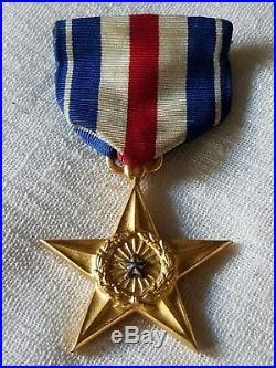 Ww2 Silver Star Medal, Named, Dated