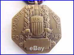 Ww2 Us Army Soldier's Medal Unknown Maker Early Type Unusual