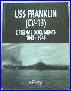 Ww2 Uss Franklin Cv-13 Original Documents 1943-1946 Medals/air Groups/personnel
