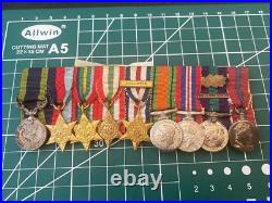 Ww2 miniature set of 9 medals