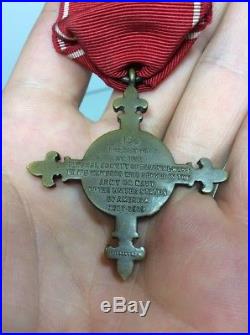 Wwi Service Cross Medal 1917-1919 Army Navy Fortiter Pro Patria Tiffany & Co Ww1
