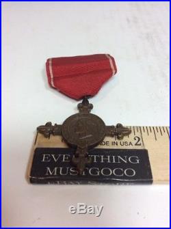 Wwi Service Cross Medal 1917-1919 Army Navy Fortiter Pro Patria Tiffany & Co Ww1