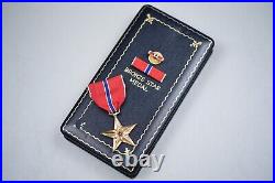 Wwii U. S. Bronze Star Medal In Case