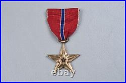 Wwii U. S. Bronze Star Medal In Case