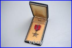 Wwii U. S. Bronze Star Medal In Titled Presentation Case