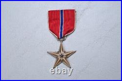 Wwii U. S. Bronze Star Medal In Titled Presentation Case