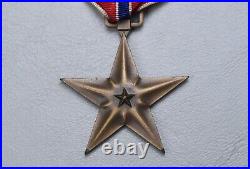 Wwii U. S. Bronze Star Medal In Titled Presentation Case