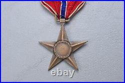 Wwii U. S. Bronze Star Medal In Titled Presentation Case