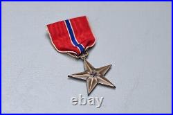 Wwii U. S. Bronze Star Medal In Titled Presentation Case