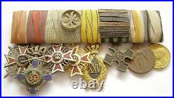 Y702 ROMANIA WW1 medal & order bar 8 pieces