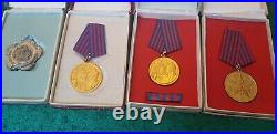 Yugoslavia Set Of 11 Medals Post Ww2 Tito Yugoslavia Army Orders Decorations Jna